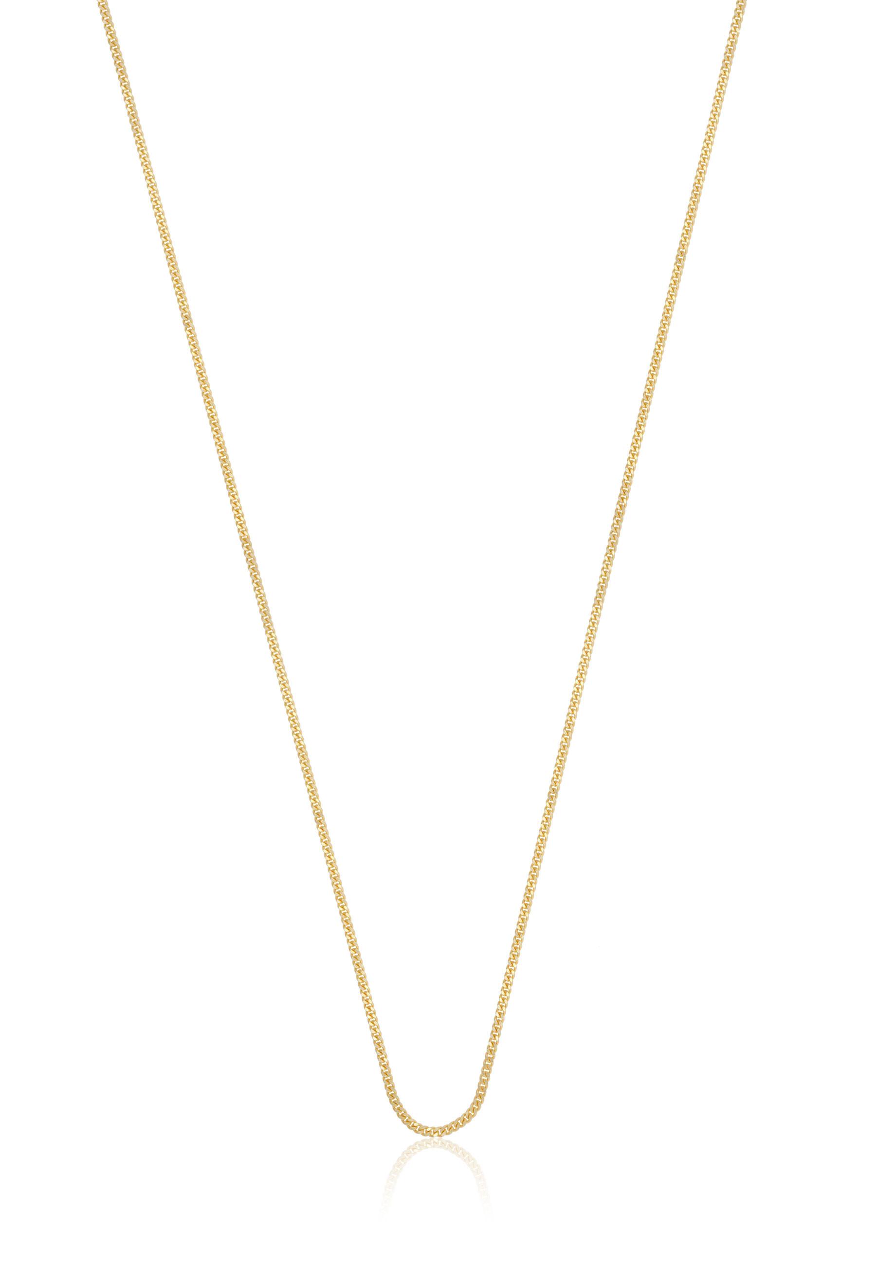 Collier Panzer Gelbgold 750, 1mm, 36cm Damen Gelbgold 36cm von MUAU Schmuck