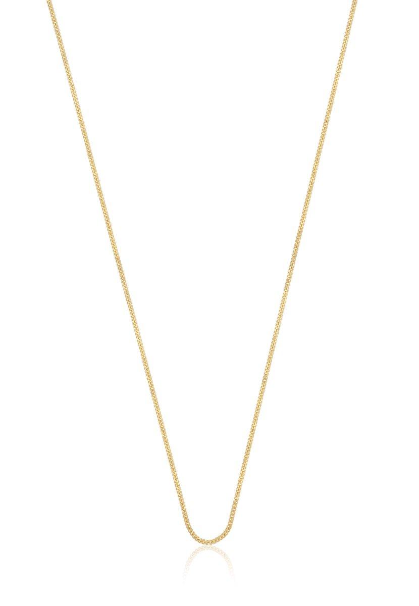 Collier Panzer Gelbgold 750, 1mm, 38cm Damen Gelbgold 38cm von MUAU Schmuck