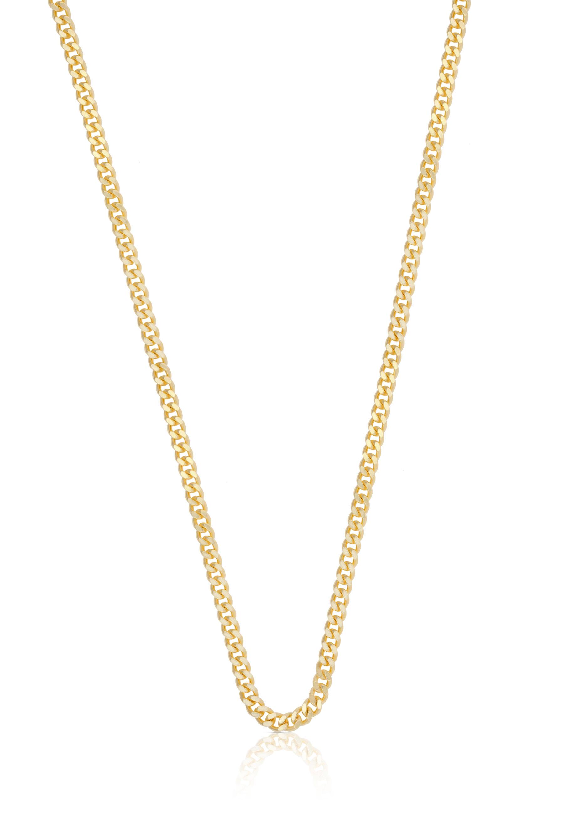 Collier Panzer Gelbgold 750, 2.6mm, 40cm Damen Gelbgold 40cm von MUAU Schmuck