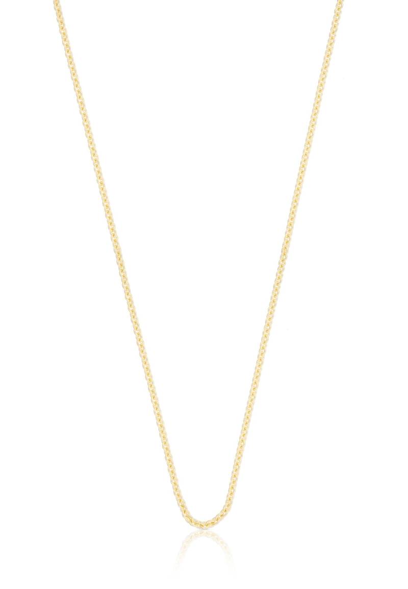 Collier Rundanker Gelbgold 375, 1.7mm, 55cm Damen Gelbgold 55 CM von MUAU Schmuck