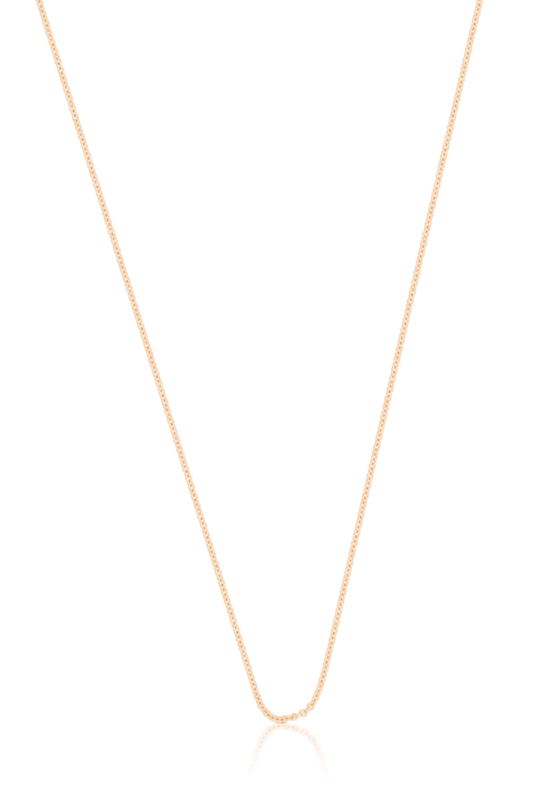 Collier Rundanker Rotgold 750, 1.1mm, 45cm Damen Gold 45cm von MUAU Schmuck