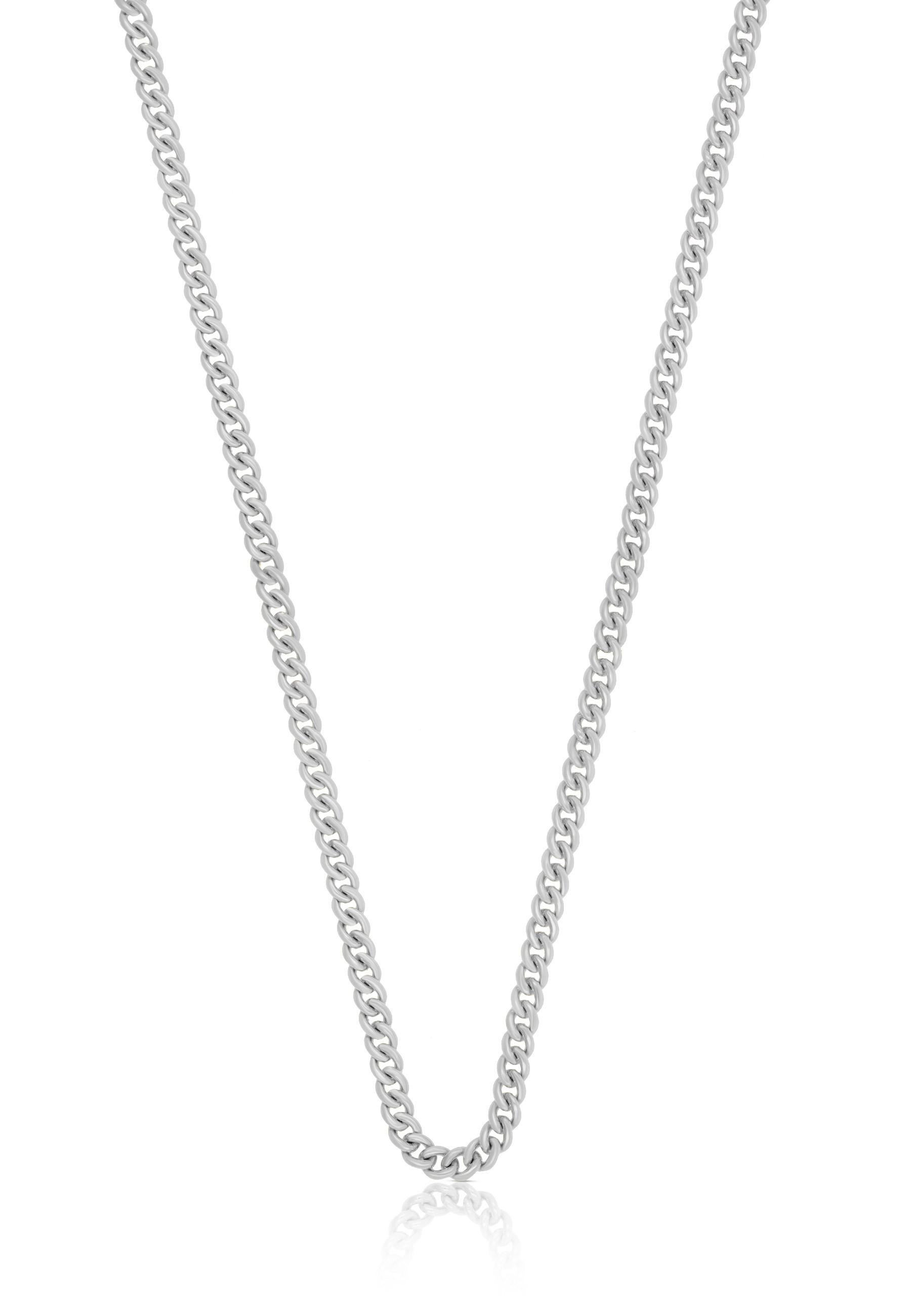 Collier Rundanker Weissgold 750, 1.1mm, 38cm Damen Silber 38cm von MUAU Schmuck