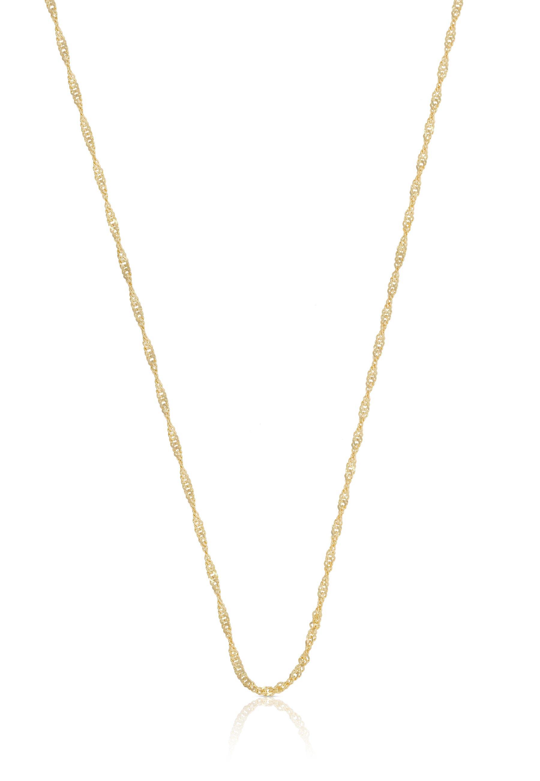 Collier Singapur Gelbgold 750, 1.2mm, 45cm Damen Gelbgold 45cm von MUAU Schmuck