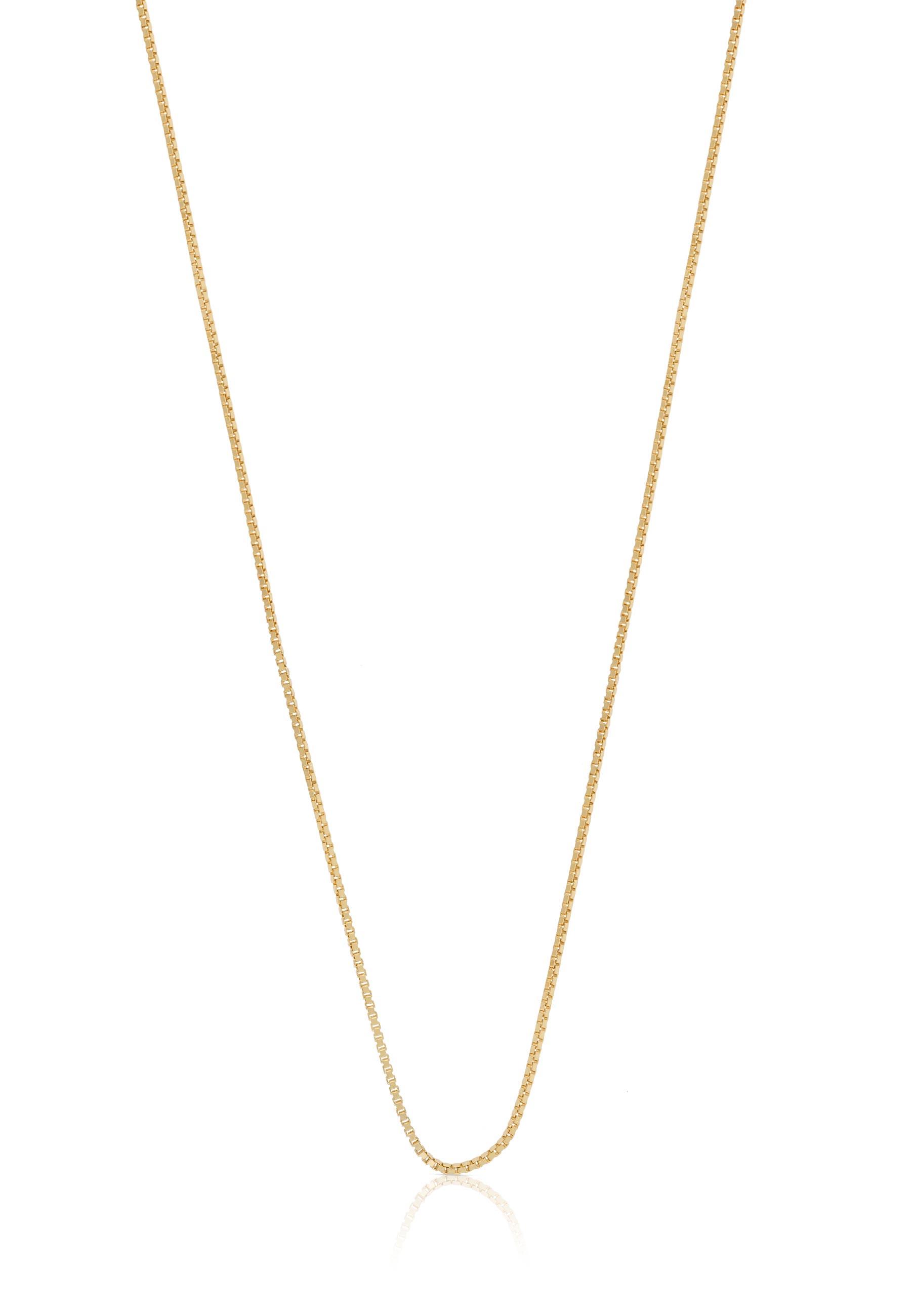 Collier Venezianer Gelbgold 750, 0.7mm, 38cm Damen Gelbgold 38cm von MUAU Schmuck