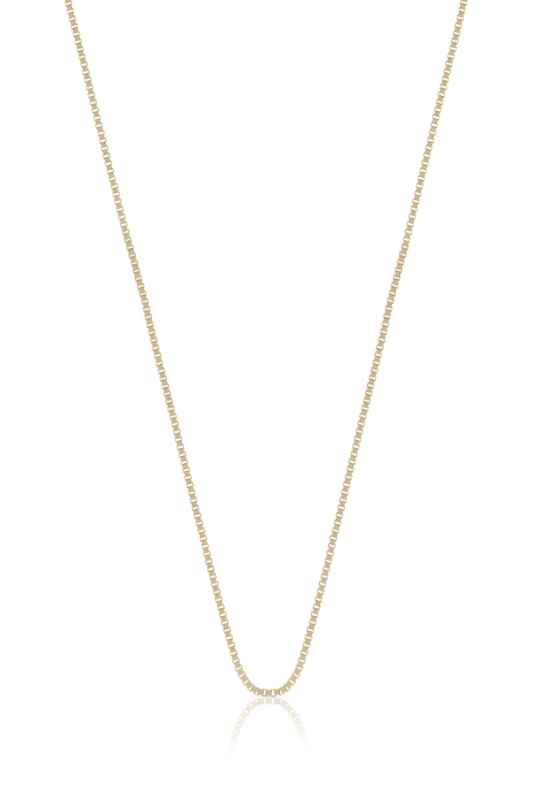 Collier Venezianer Gelbgold 750, 0.8mm, 42cm Damen Gelbgold 42cm von MUAU Schmuck