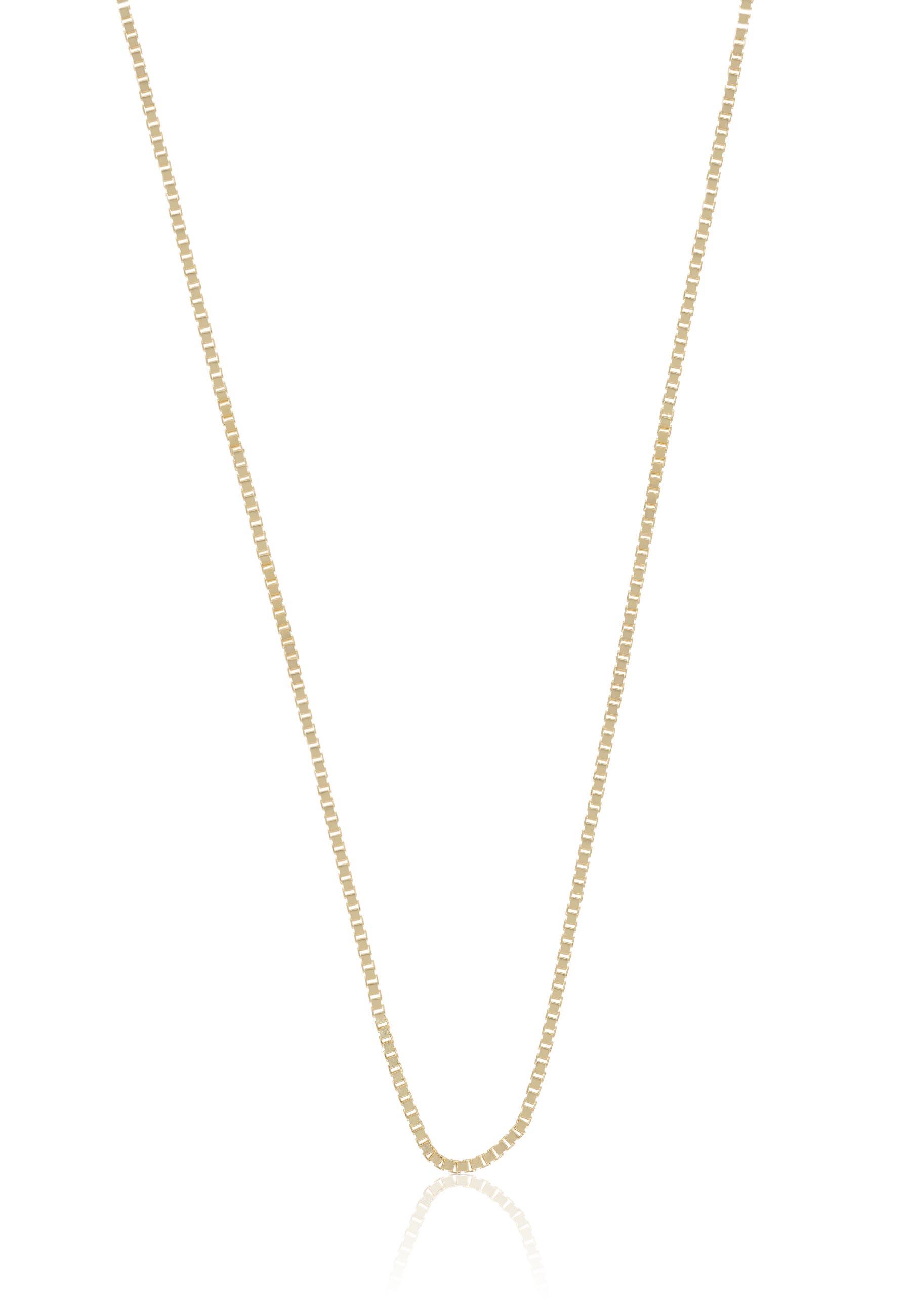 Collier Venezianer Gelbgold 750, 0.9mm, 45cm Damen Gelbgold 45cm von MUAU Schmuck