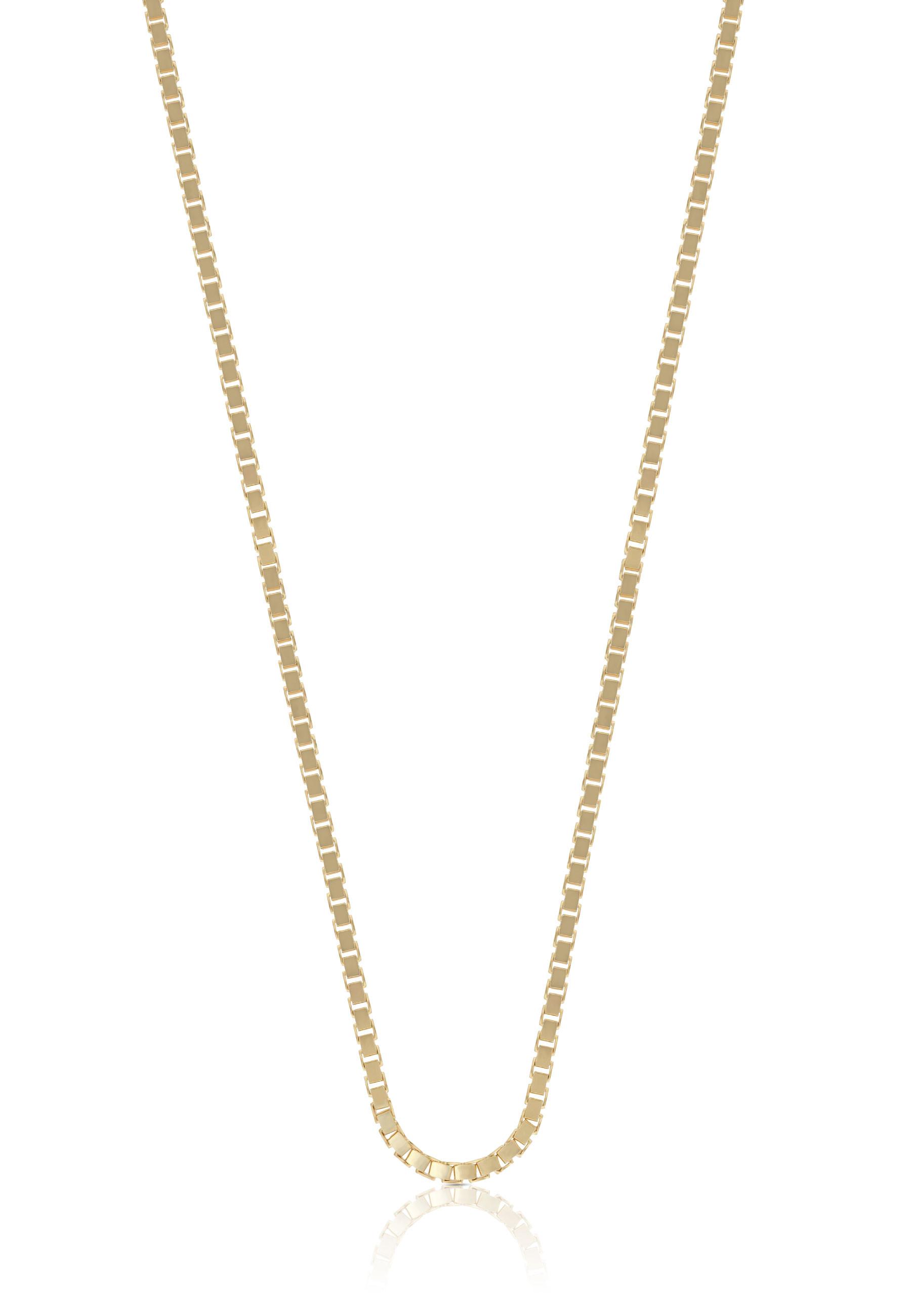 Collier Venezianer Gelbgold 750, 1.8mm, 40cm Damen Gelbgold 40cm von MUAU Schmuck