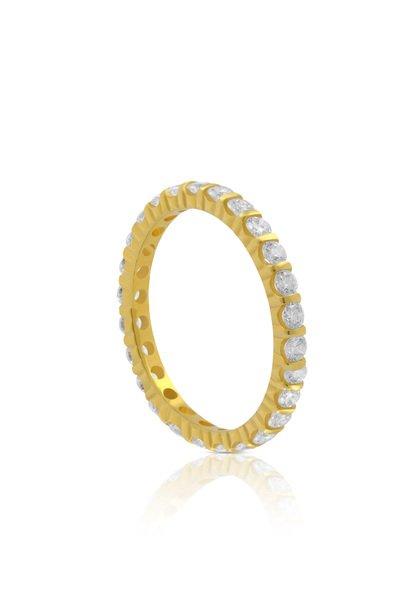 Mémoire Ring Diamant 1.00ct. Gelbgold 750 Damen Gelbgold 51 von MUAU Schmuck