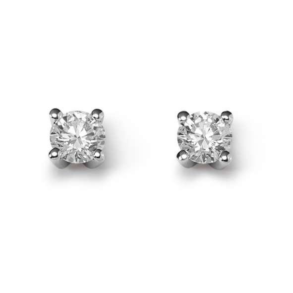 Ohrstecker Diamant 0.50ct. Weissgold 750 Damen Silber ONE SIZE von MUAU Schmuck