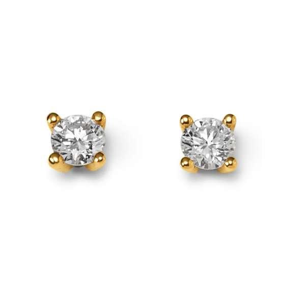 Ohrstecker Diamant 0.60ct. Gelbgold 750 Damen Gelbgold ONE SIZE von MUAU Schmuck