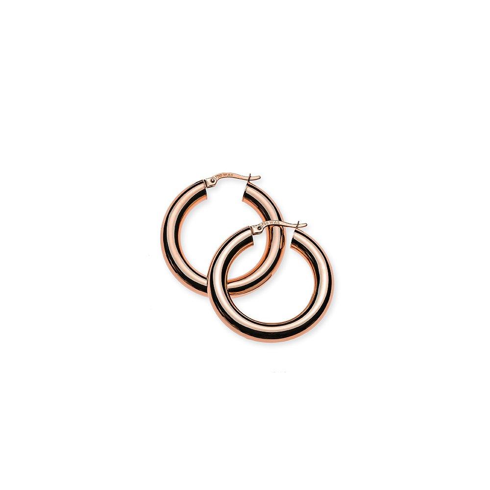 Ohrstecker Gelbgold 750 Rubin 0.52ct. Brillanten 0.10ct Damen Gold 30mm von MUAU Schmuck