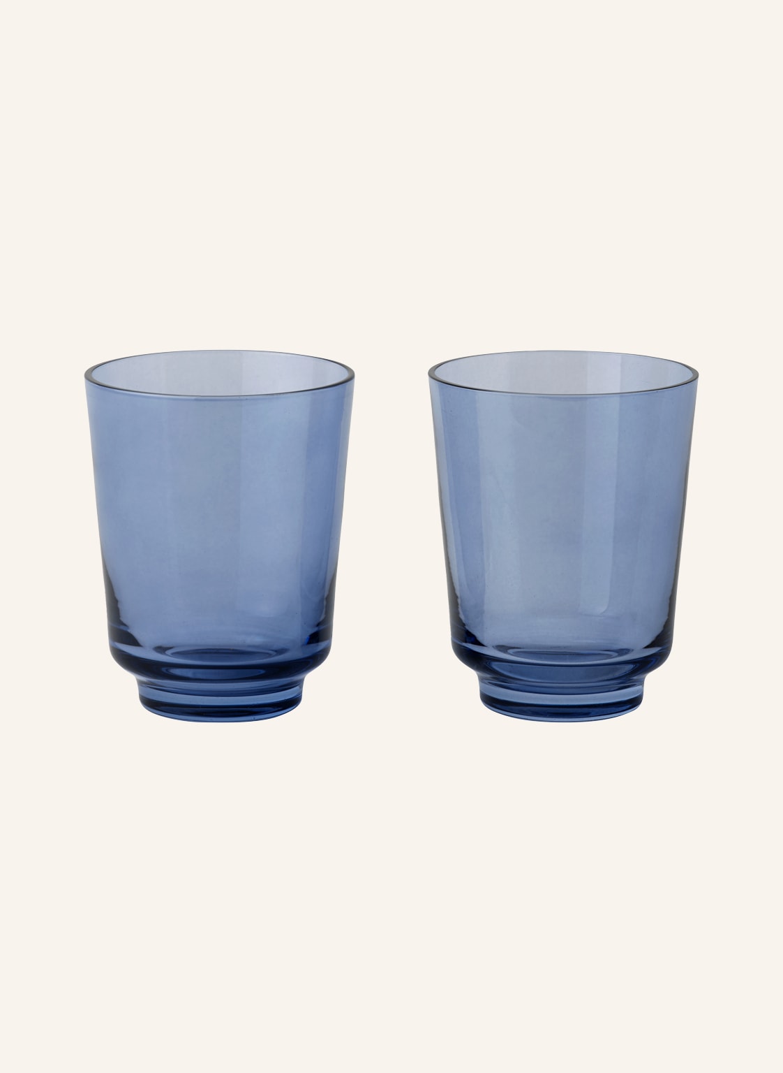 Muuto 2er-Set Trinkgläser Raise blau Muuto 2er-Set Trinkgläser Raise blau von MUUTO