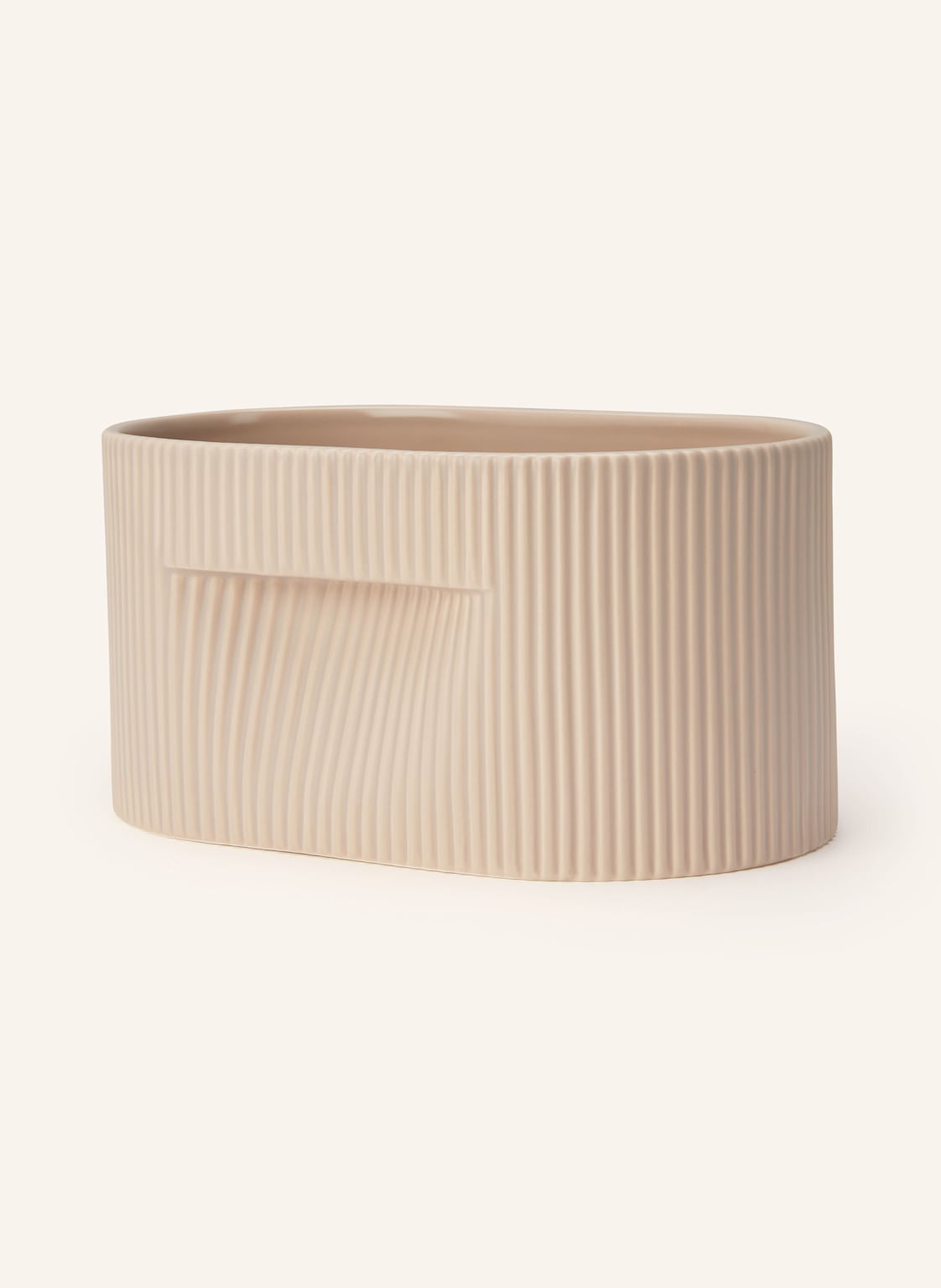 Muuto Blumentopf Ridge beige Muuto Blumentopf Ridge beige von MUUTO