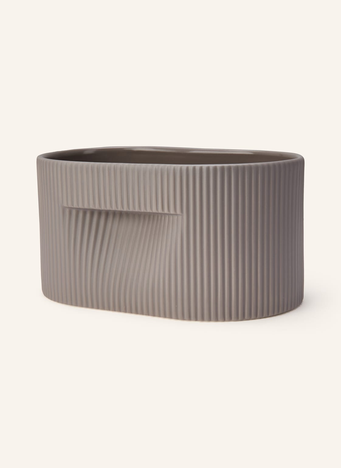 Muuto Blumentopf Ridge beige von MUUTO
