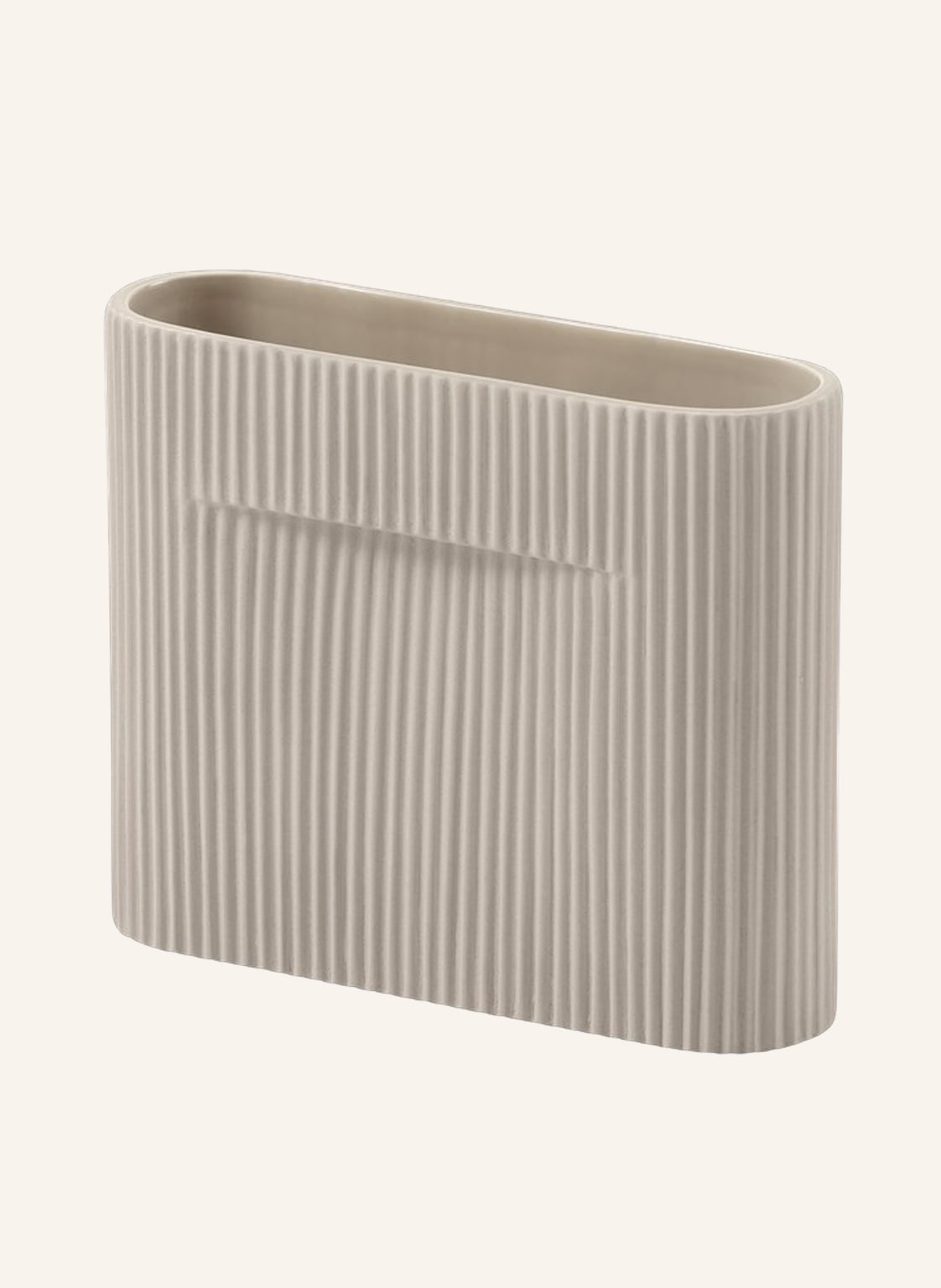 Muuto Vase Ridge beige Muuto Vase Ridge beige von MUUTO