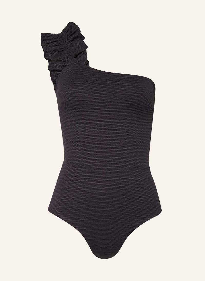 Mymarini One-Shoulder-Badeanzug Swimsuit No. 3 Mit Uv-Schutz 50+ schwarz von MYMARINI