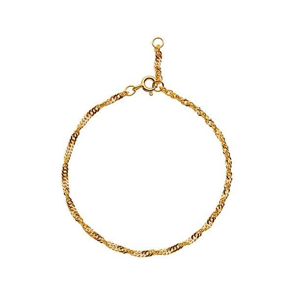 Armband Damen Gold 17.5CM von Maanesten