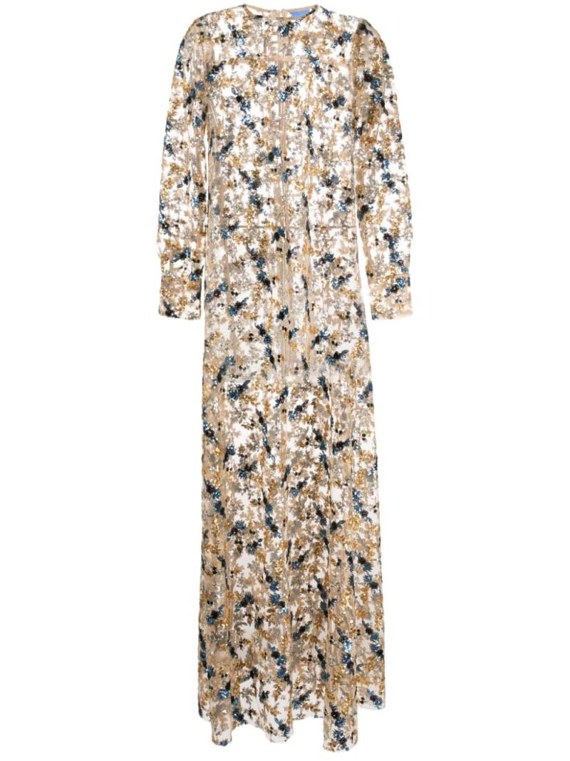 Macgraw Soiree floral-embroidered dress - Multicolour von Macgraw