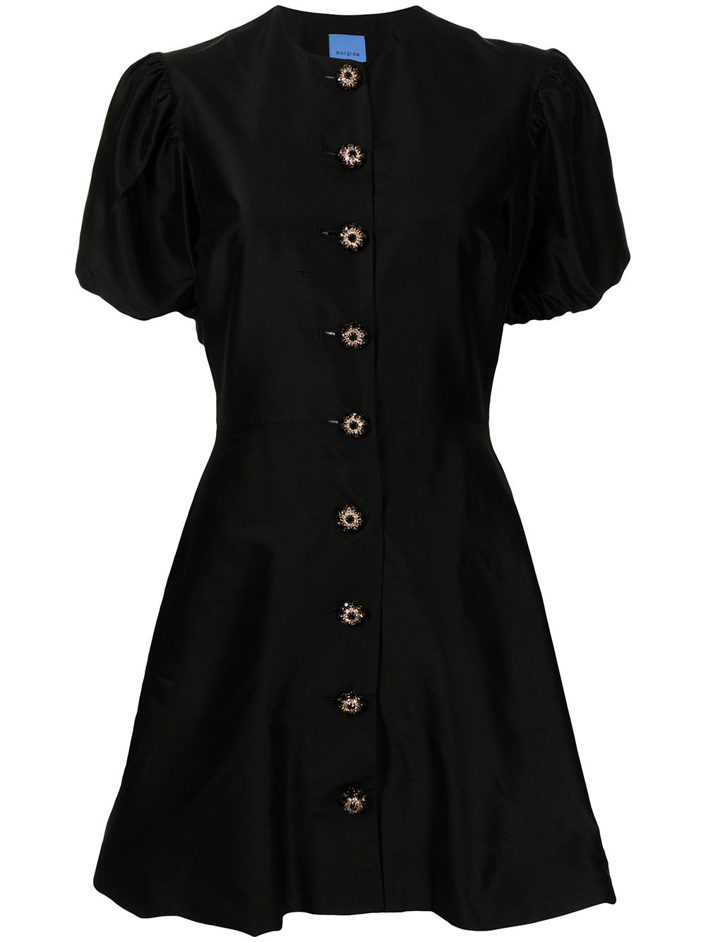 Macgraw Sorbet silk mini dress - Black von Macgraw