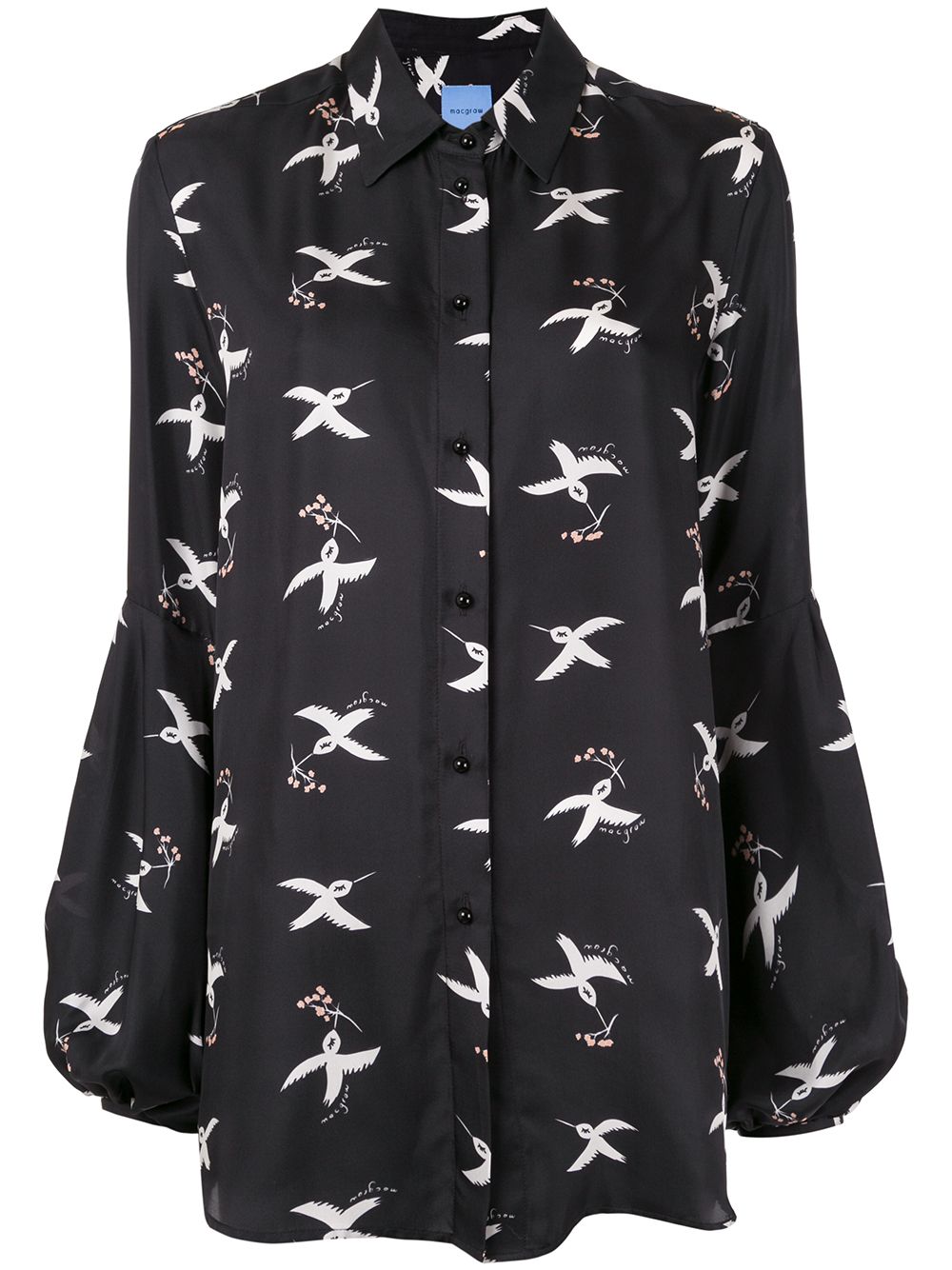 Macgraw St. Clair Bird Print blouse - Black von Macgraw