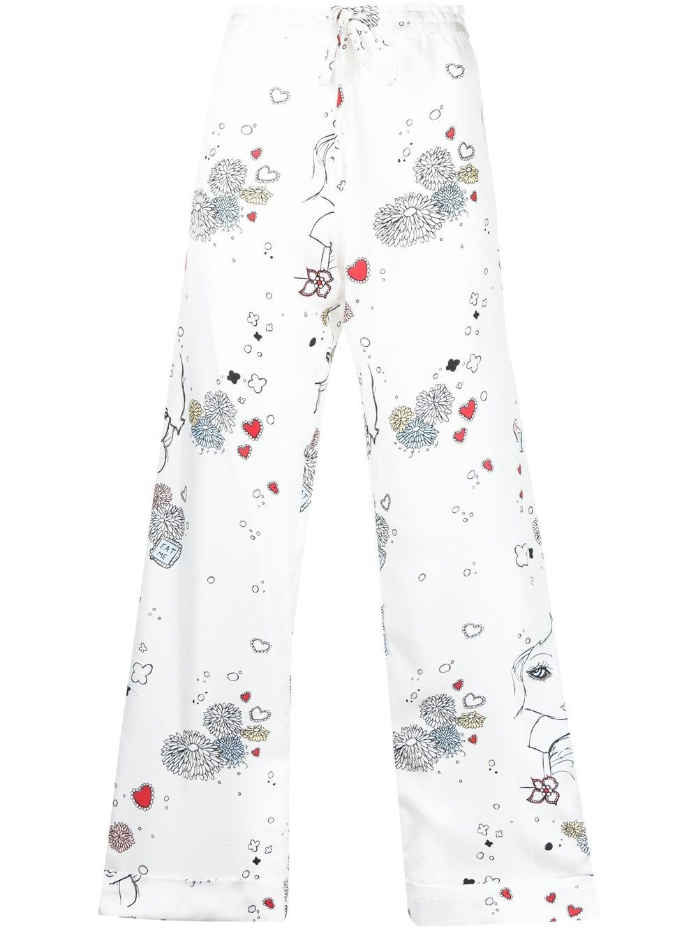 Macgraw drawstring loose-fit trousers - White von Macgraw