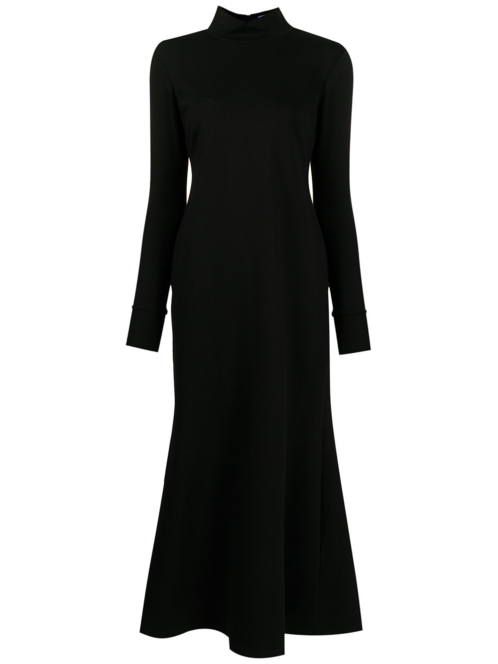 Macgraw high-neck flared midi dress - Black von Macgraw