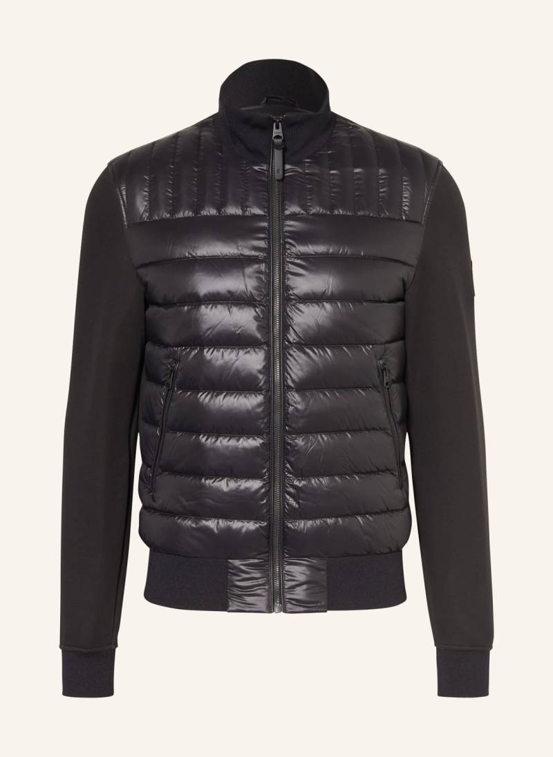 Mackage Daunenjacke Collin Im Materialmix schwarz von Mackage