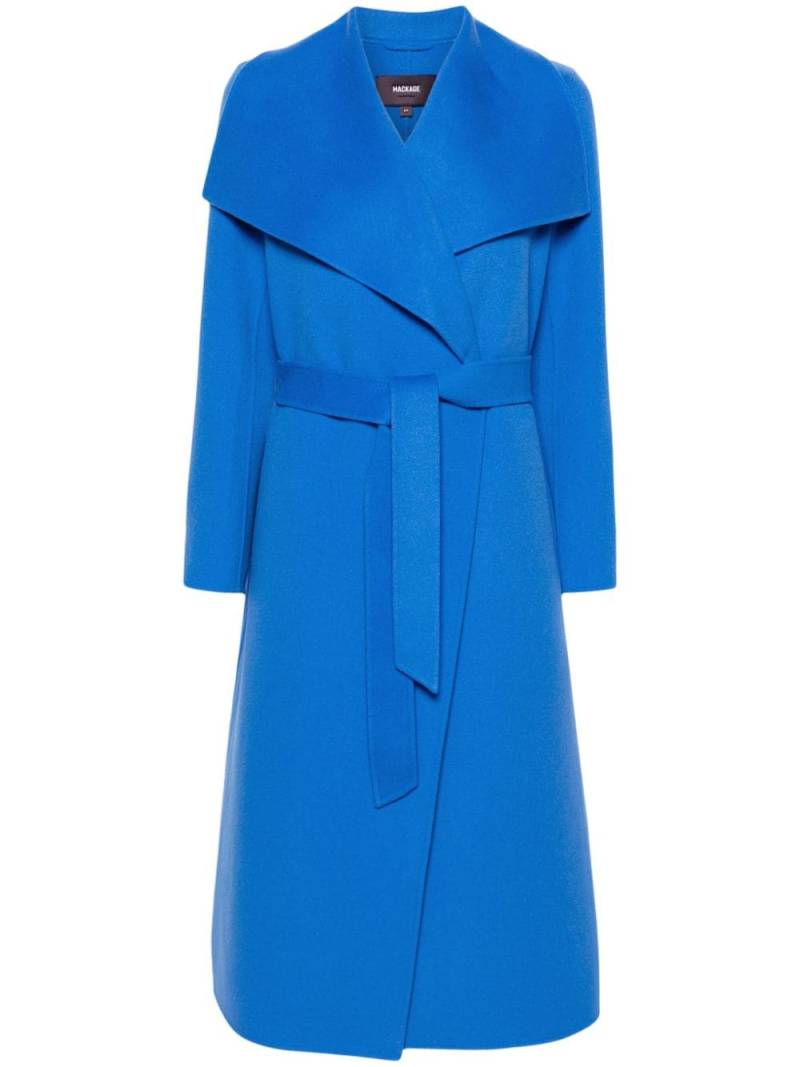 Mackage MAI-CN oversized-collar wool coat - Blue von Mackage
