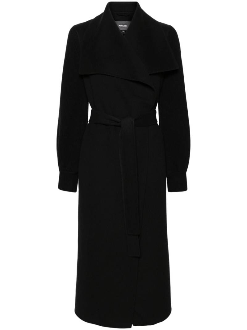 Mackage MAI-NV belted wool coat - Black von Mackage