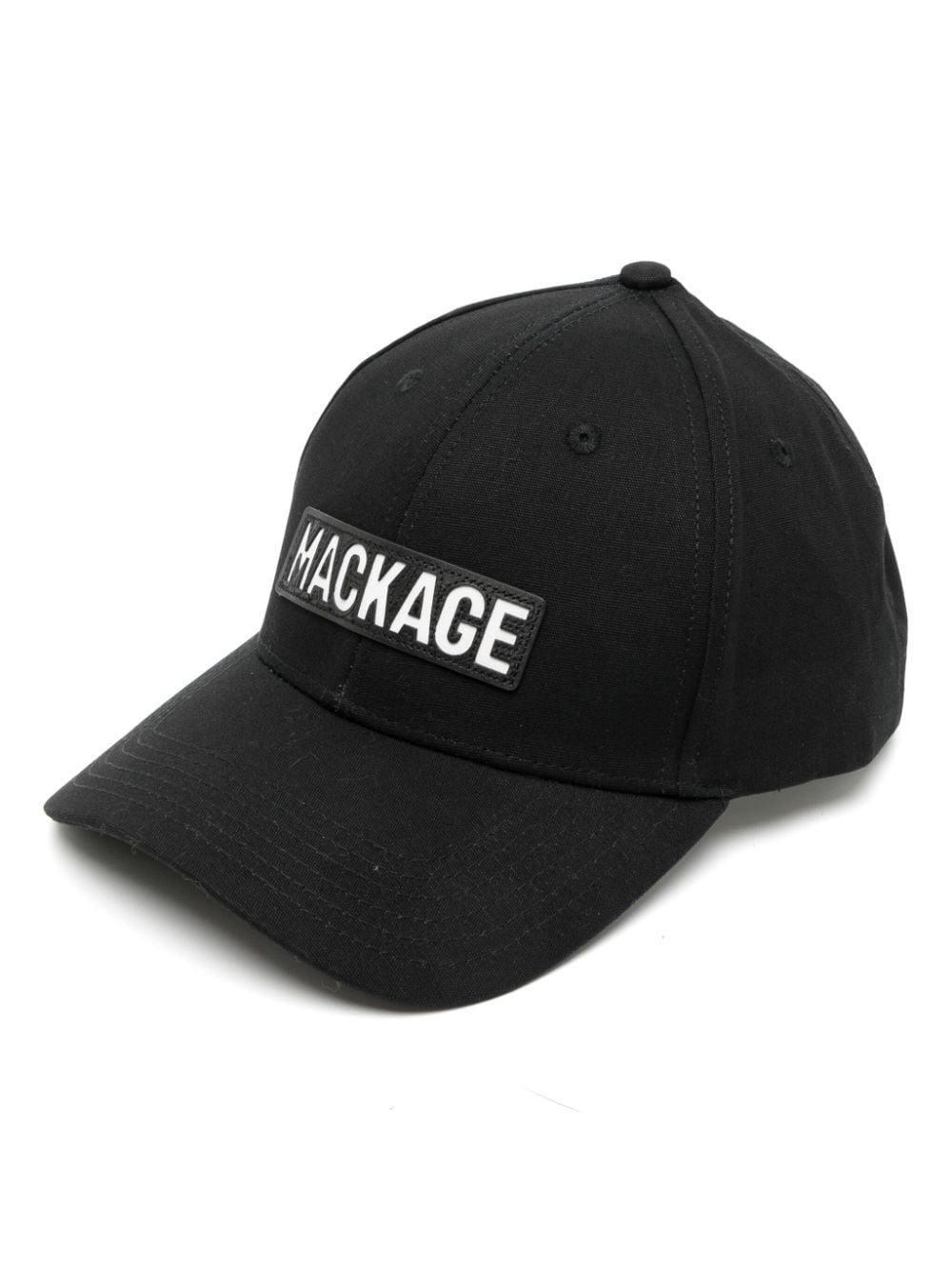 Mackage logo-appliqué cap - Black von Mackage