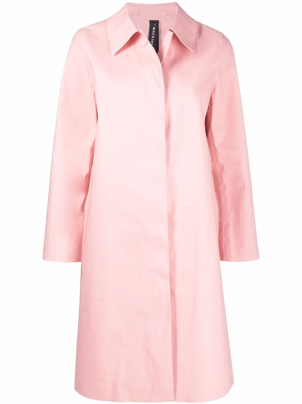 Mackintosh Banton single-breasted button-front coat - Pink von Mackintosh