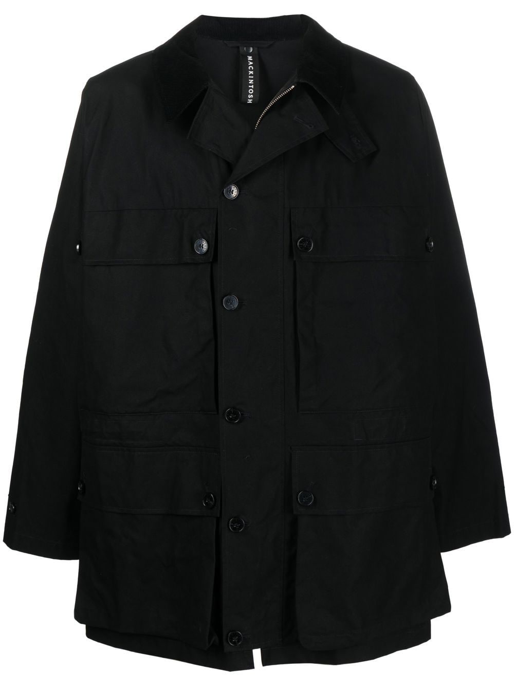 Mackintosh COUNTRY waxed cotton coat - Black von Mackintosh