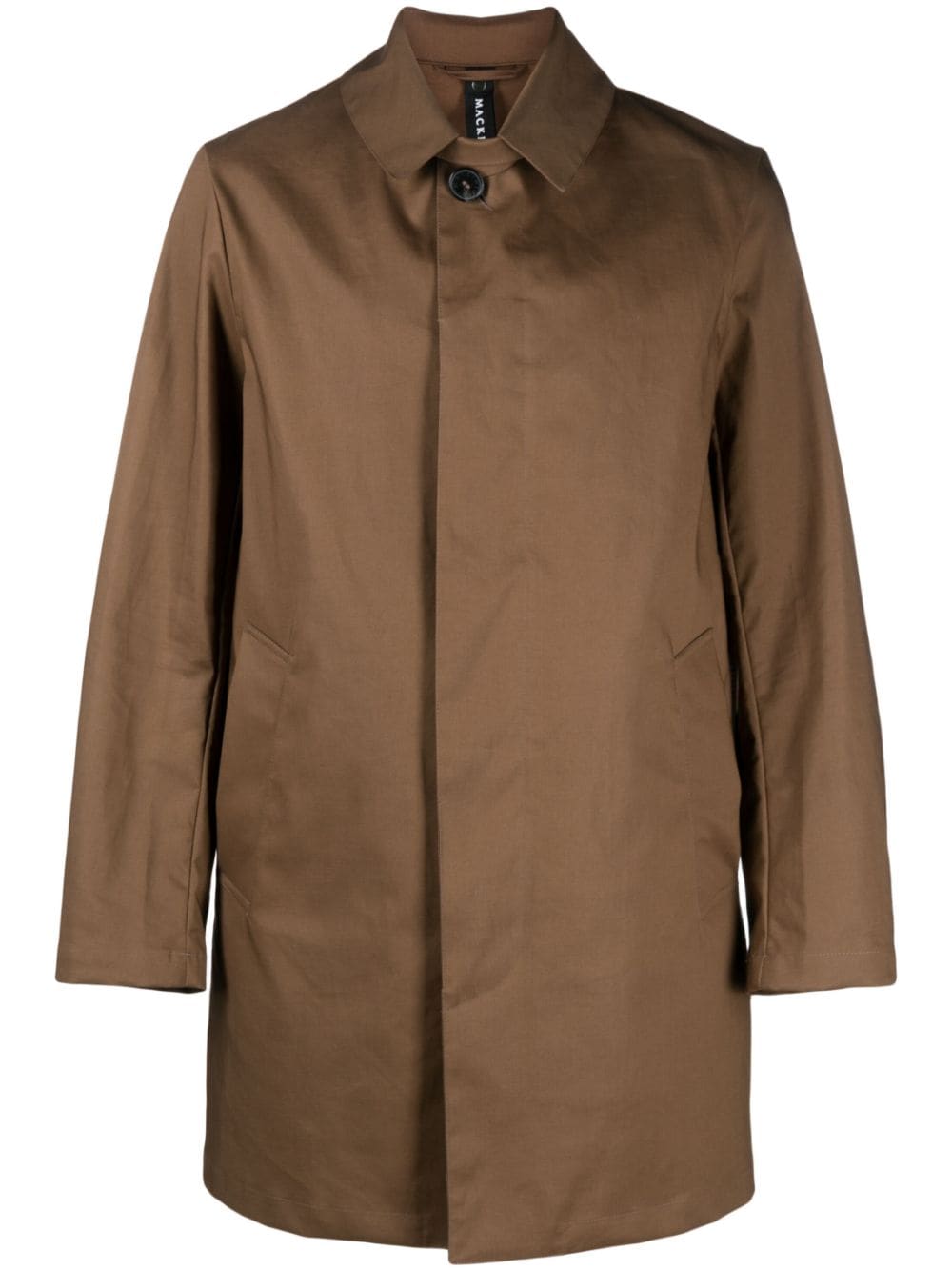 Mackintosh Cambridge button-up cotton raincoat - Brown von Mackintosh