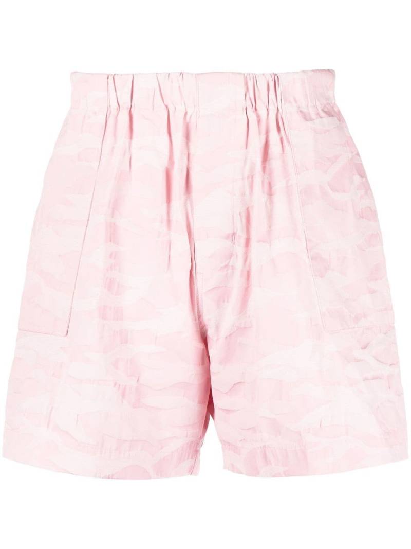 Mackintosh Captain camouflage print shorts - Pink von Mackintosh