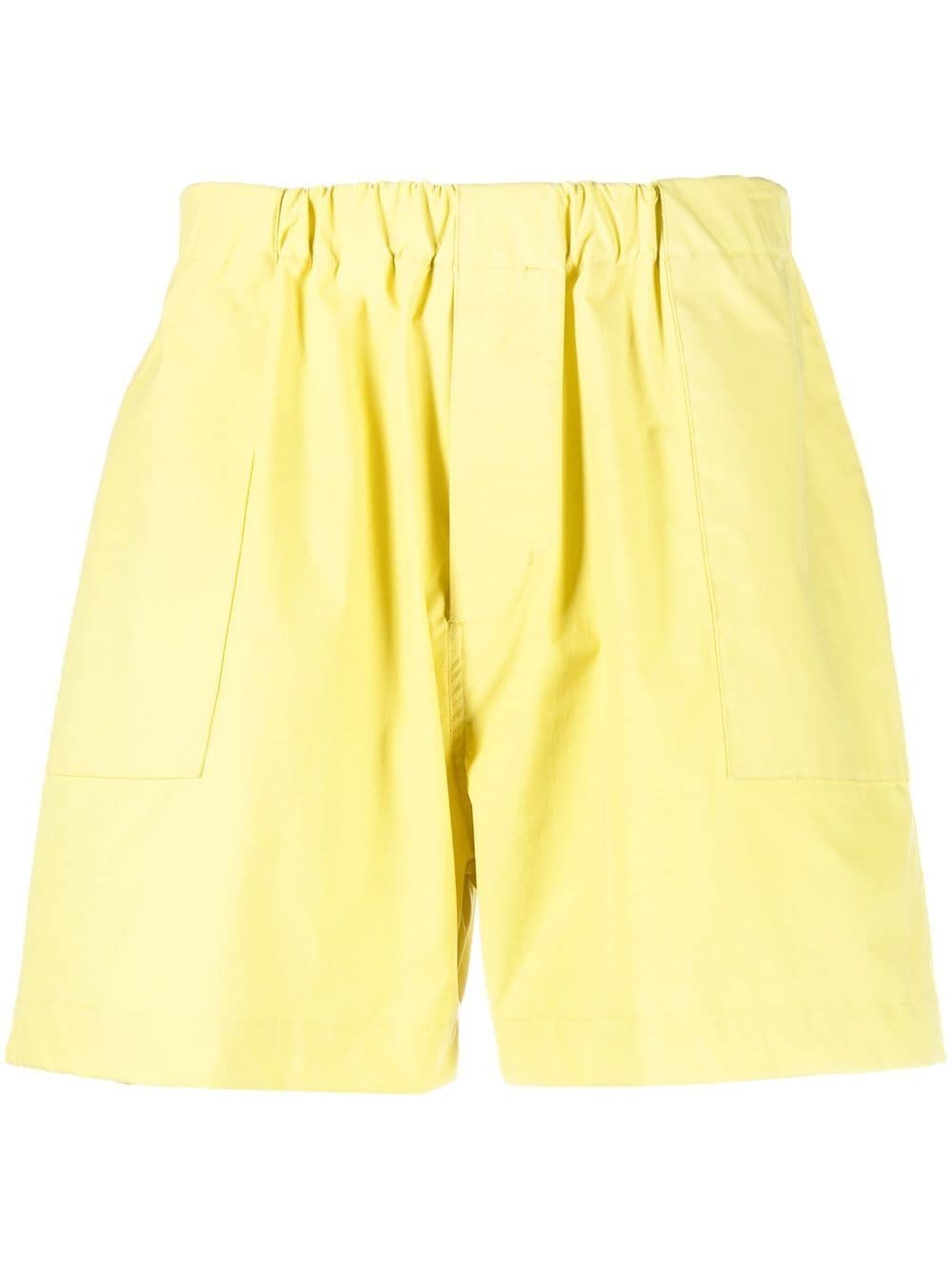 Mackintosh Captain elasticated waistband shorts - Yellow von Mackintosh