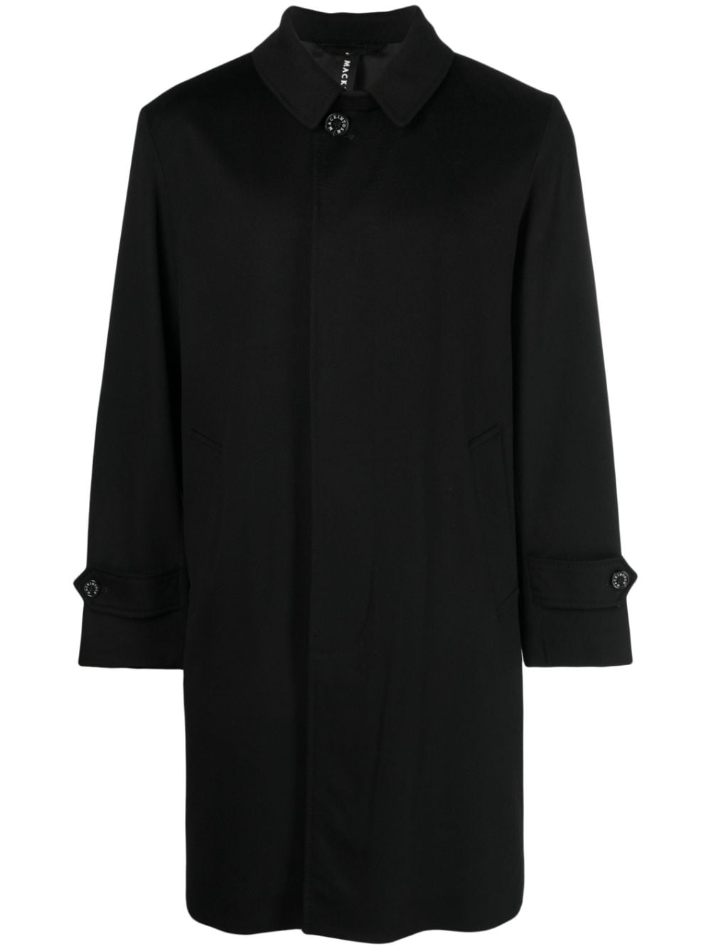 Mackintosh Didsbury button-up wool coat - Black von Mackintosh
