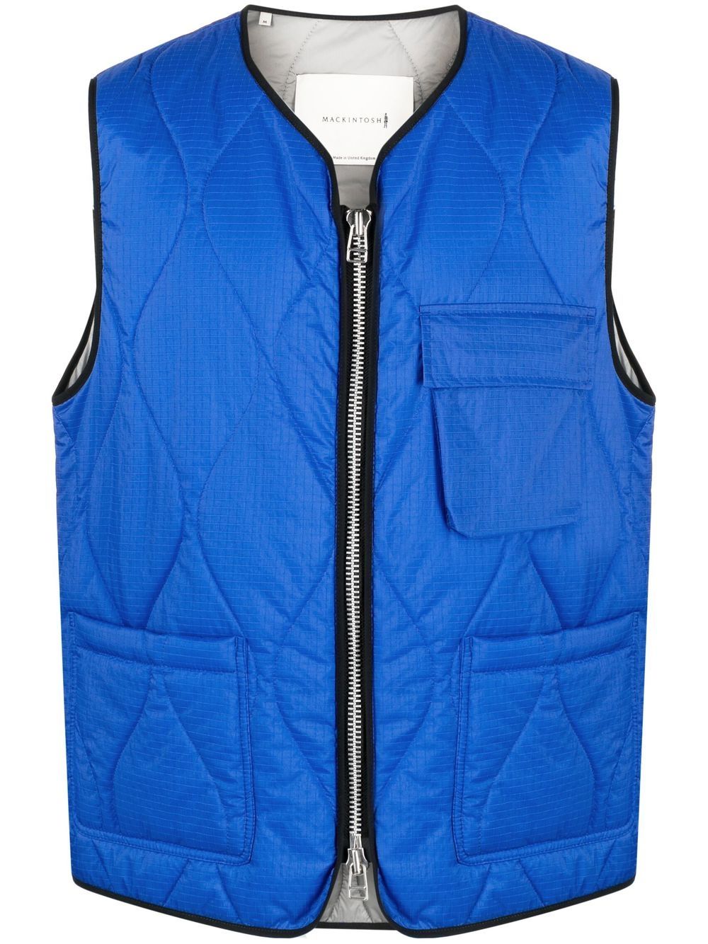 Mackintosh GENERAL quilted gilet - Blue von Mackintosh