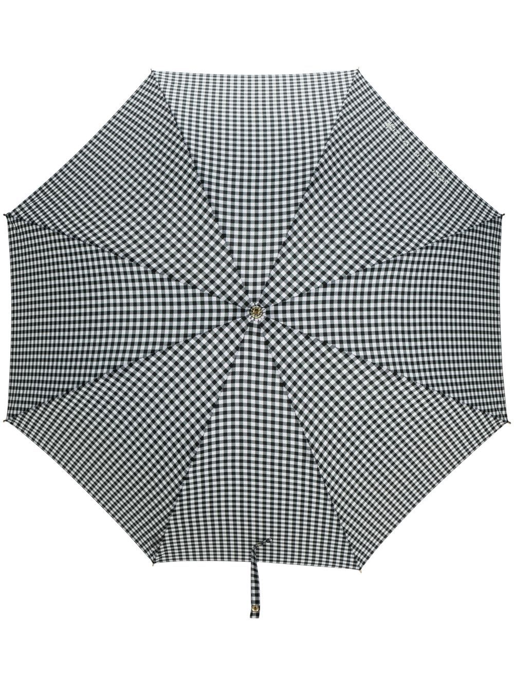 Mackintosh Heriot Whangee handle umbrella - Black von Mackintosh