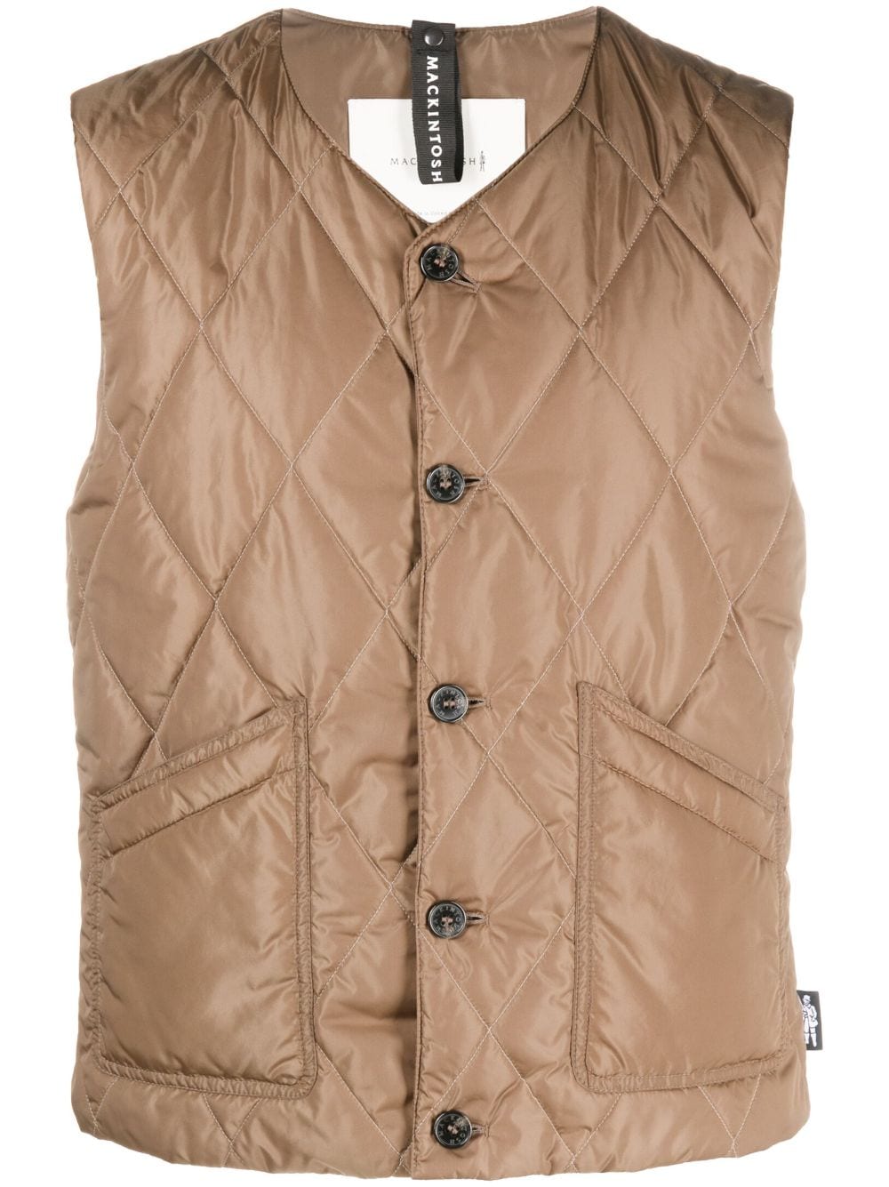 Mackintosh Hig quilted liner vest - Brown von Mackintosh