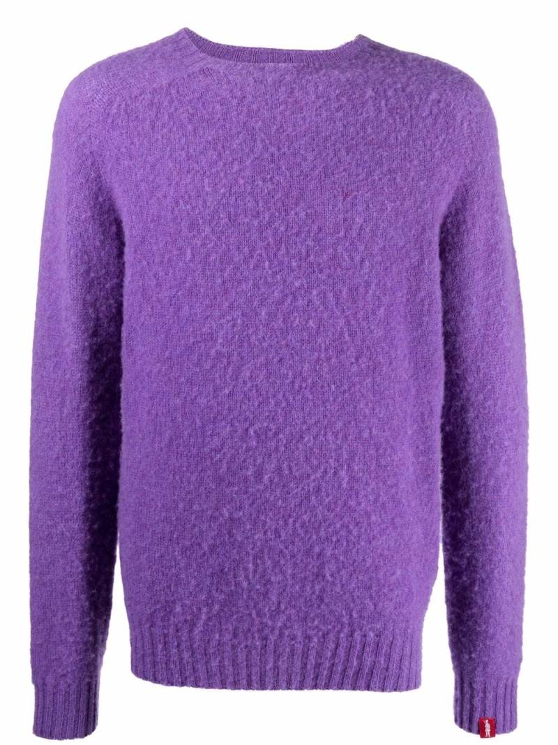 Mackintosh Hutchins crew neck jumper - Purple von Mackintosh