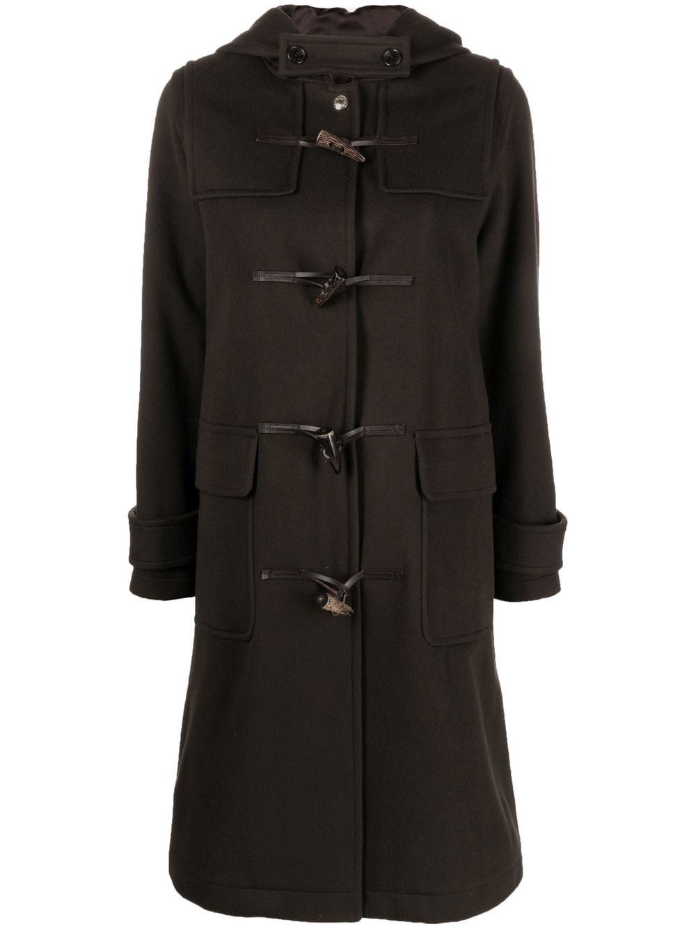 Mackintosh INVERALLAN wool-cashmere duffle coat - Brown von Mackintosh