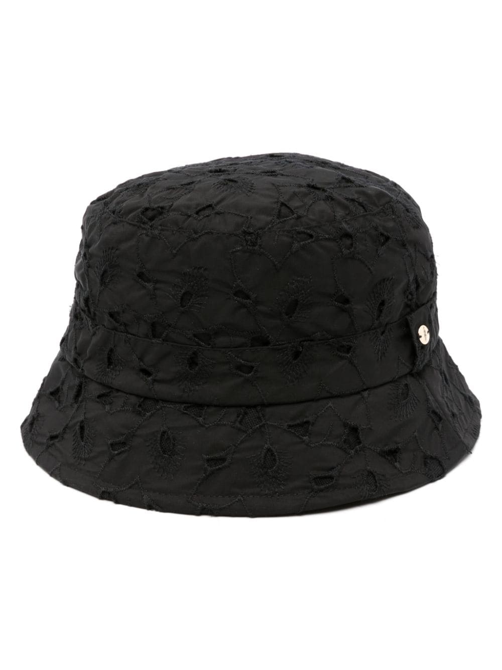 Mackintosh Skie embroidered bucket hat - Black von Mackintosh