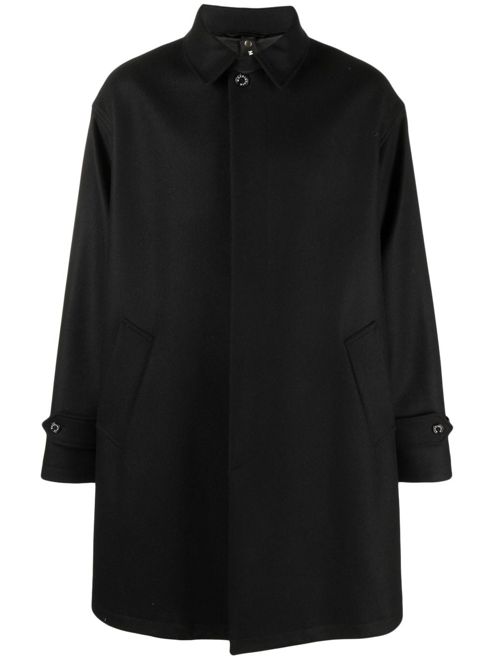 Mackintosh Soho wool coat - Black von Mackintosh