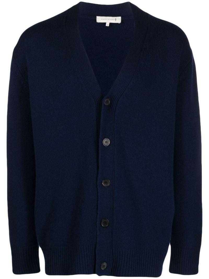 Mackintosh Stockholm wool-cashmere blend cardigan - Blue von Mackintosh