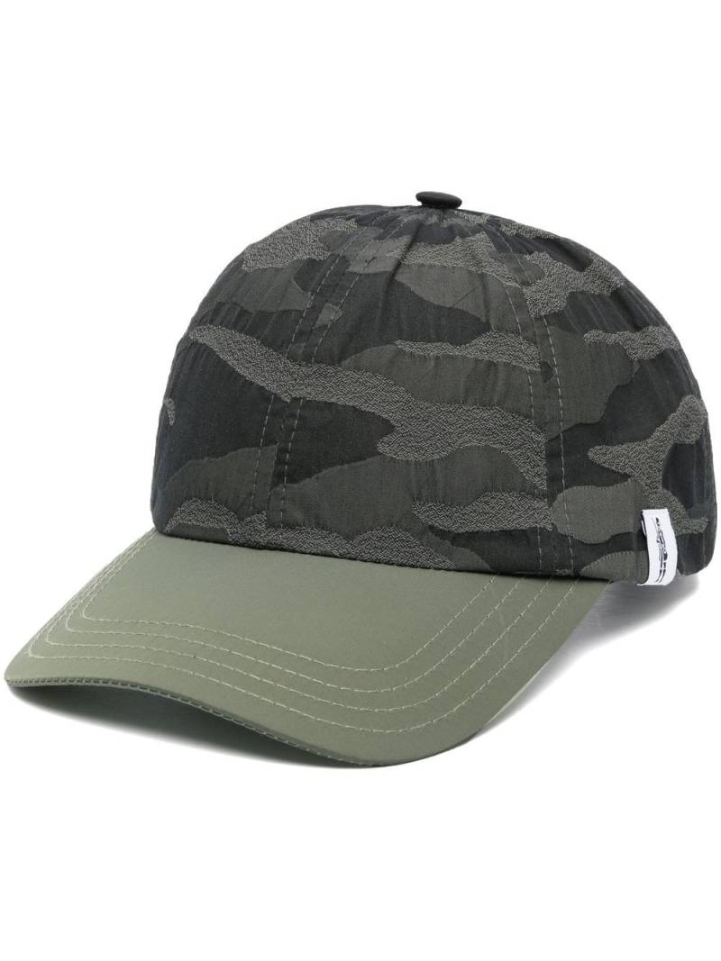 Mackintosh Tipping camouflage print baseball hat - Black von Mackintosh