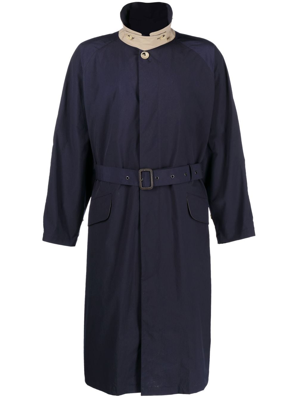 Mackintosh belted midi trech coat - Blue von Mackintosh