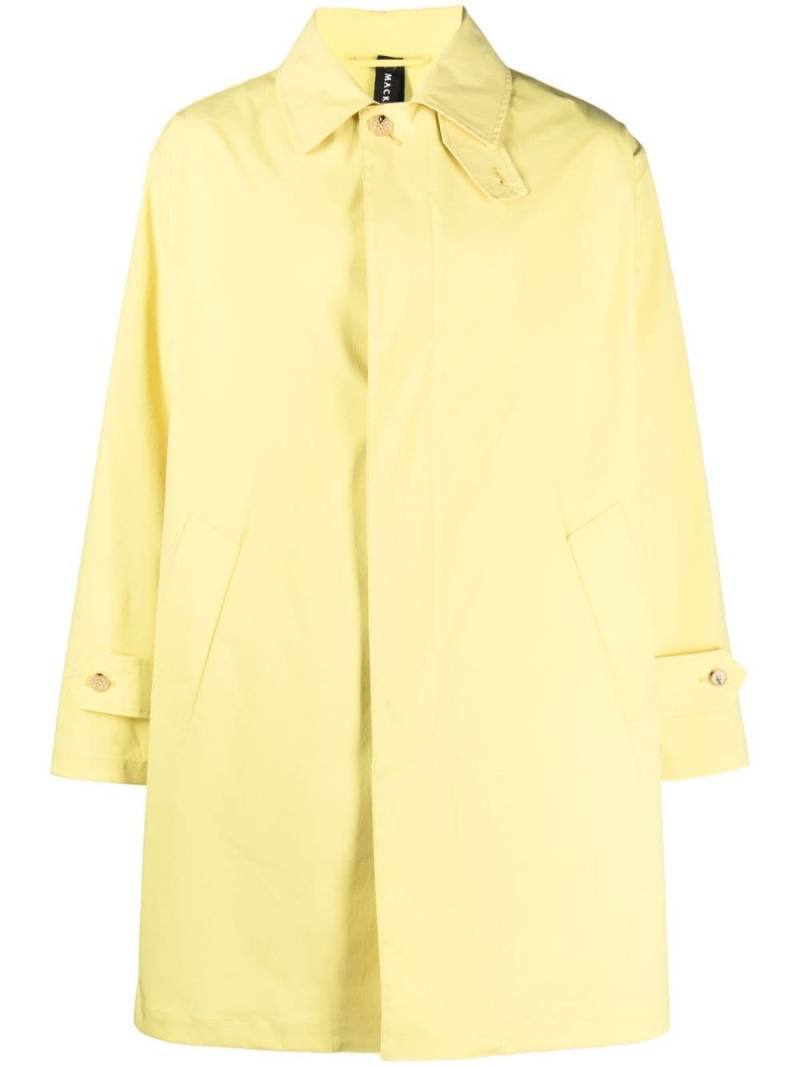 Mackintosh gabardine button-down trench coat - Yellow von Mackintosh