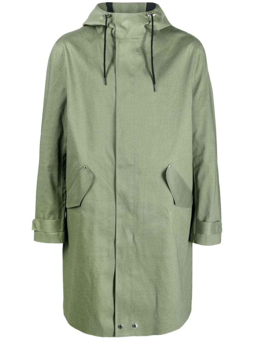 Mackintosh hooded cotton raincoat - Green von Mackintosh