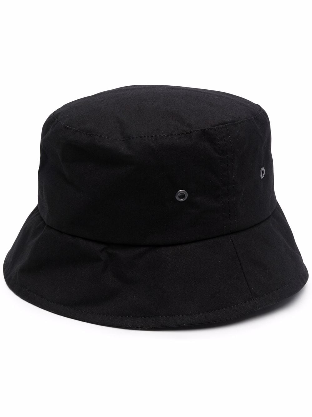 Mackintosh waxed cotton bucket hat - Black von Mackintosh