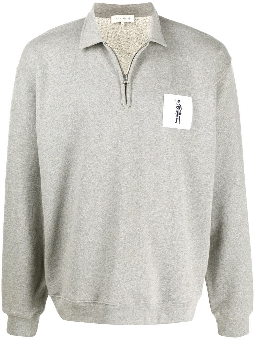 Mackintosh zip-front sweatshirt - Grey von Mackintosh